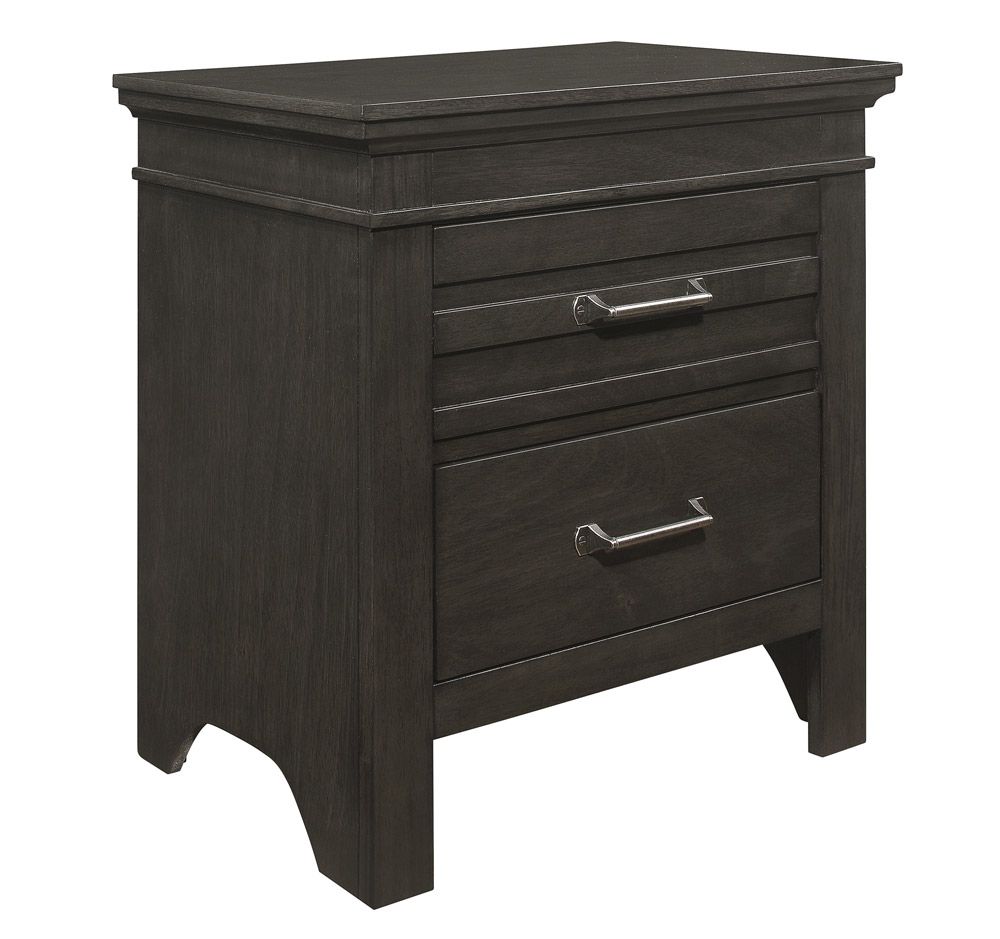 Magdalen Grey Finish Night Stand