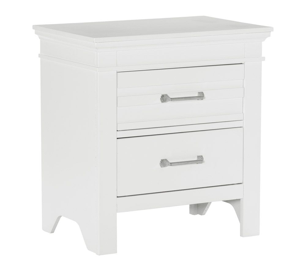 Magdalen White Finish Night Stand