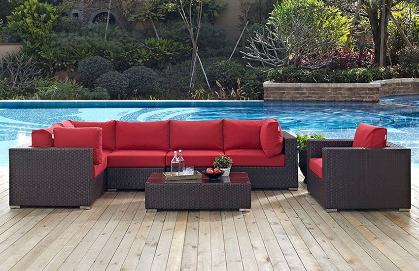 Convene Outdoor Patio Sectional Sofa Set