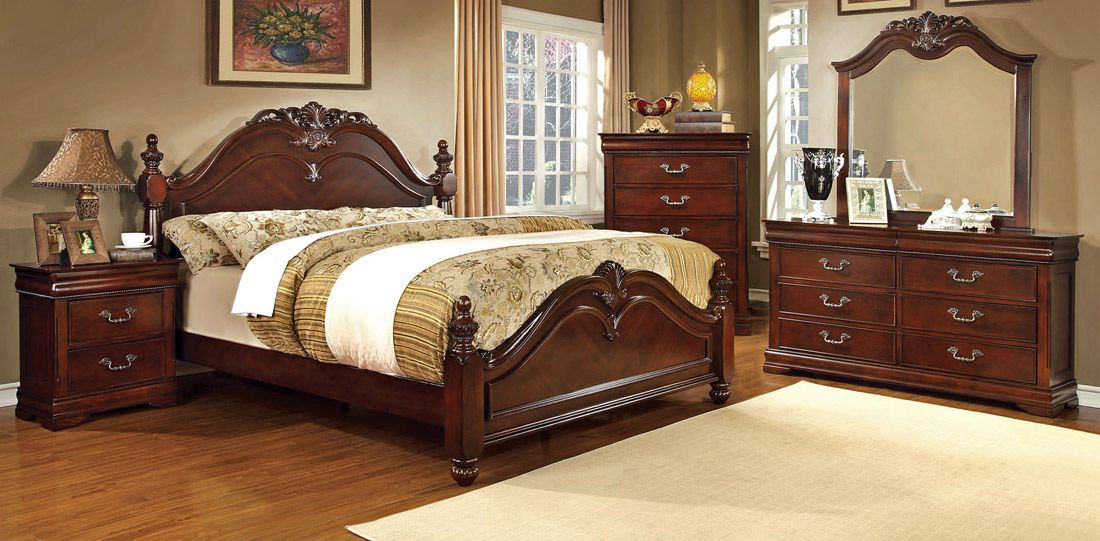 Mandura Traditional Style Bed Collection