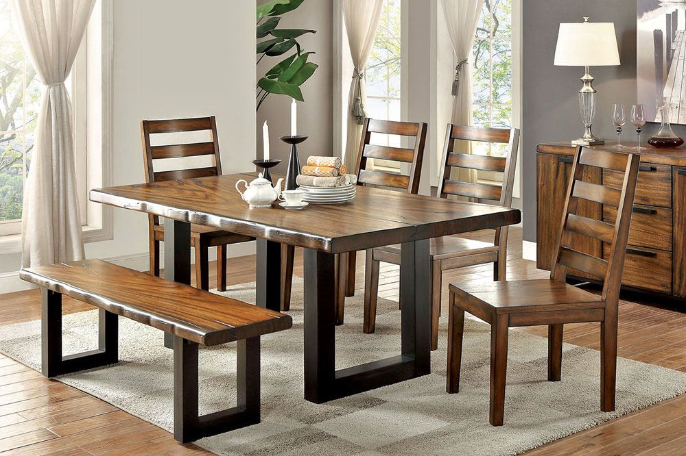 Manfrid Urban Style Rustic Dining Table