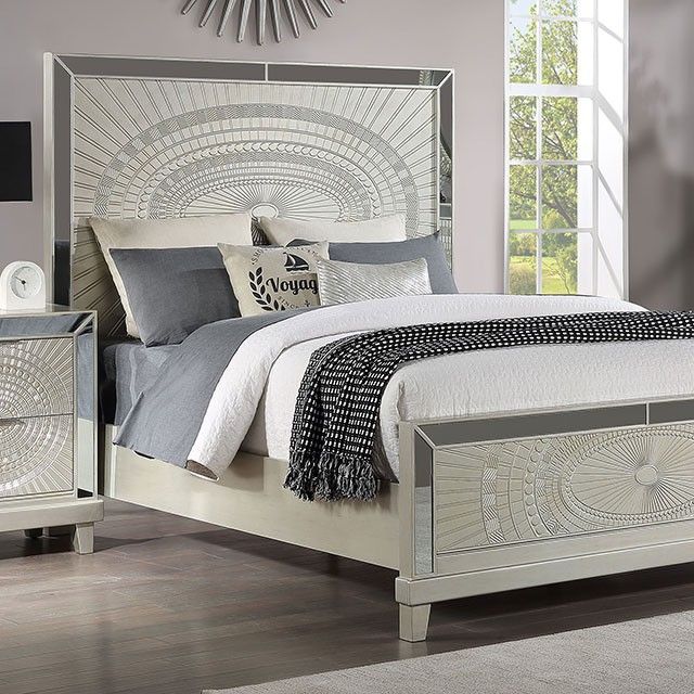 Manning Mirrored Bed