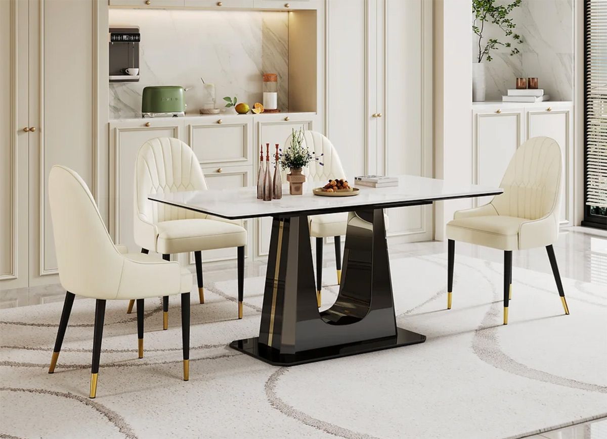 Marion Marble Dining Table Set