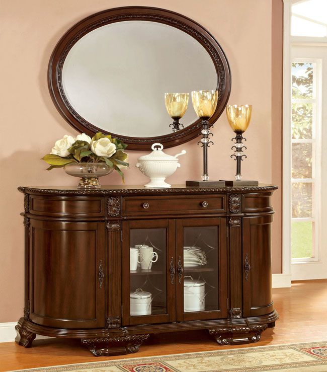 Marisol Traditional Style Server With Mirror