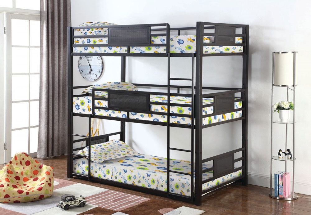 Markain Triple Twin Bunk Bed