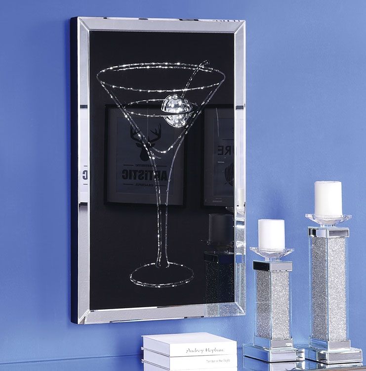 Martini Crystal Wall Art