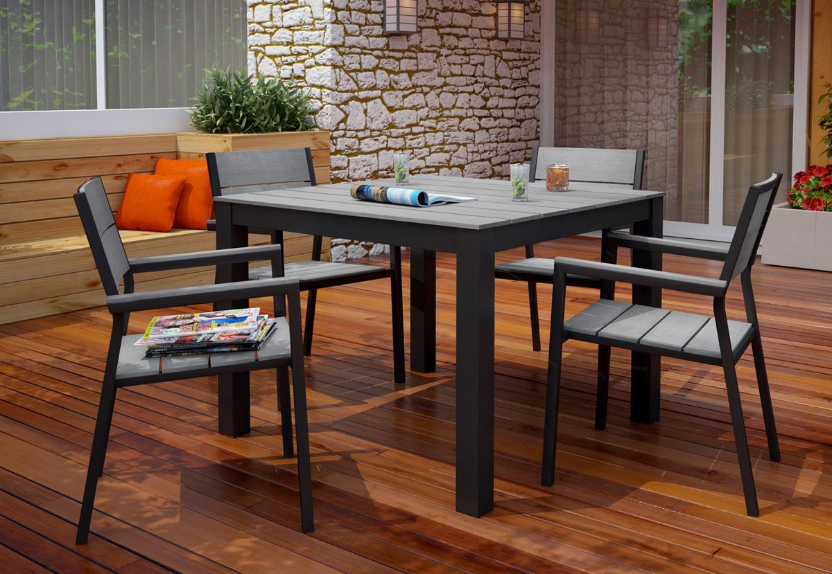 Marum Patio 5-Piece Dining Table Set