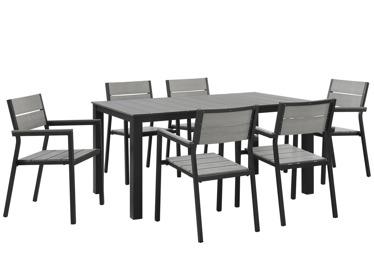 Marum Patio 7-Piece Dining Table Set