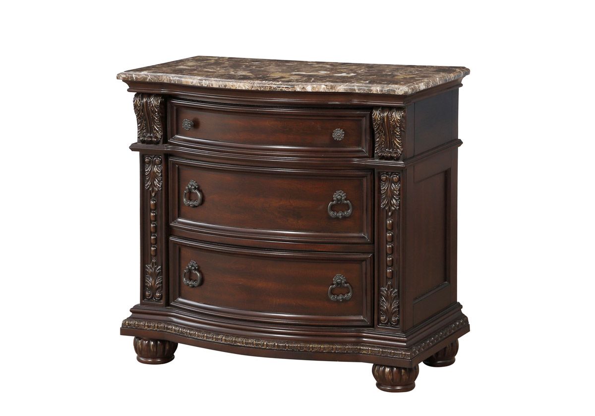 Marylan Marble Top Night Stand
