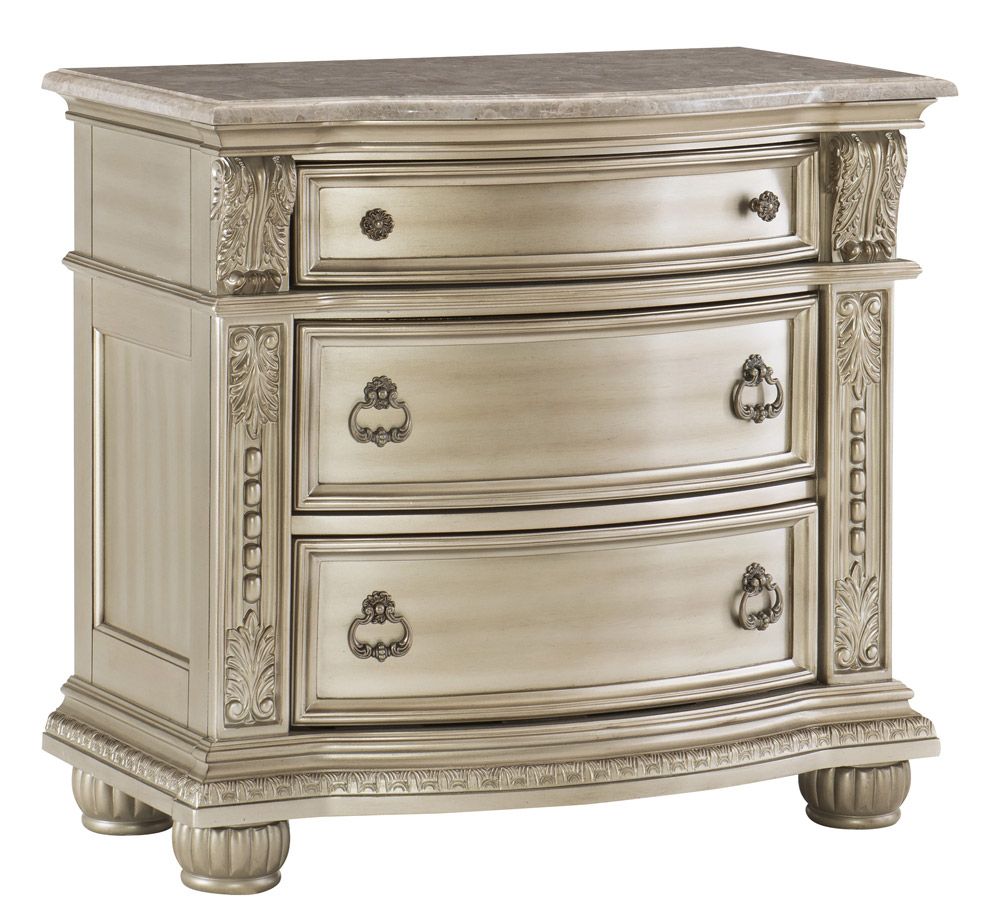 Marylan Marble Top Night Stand