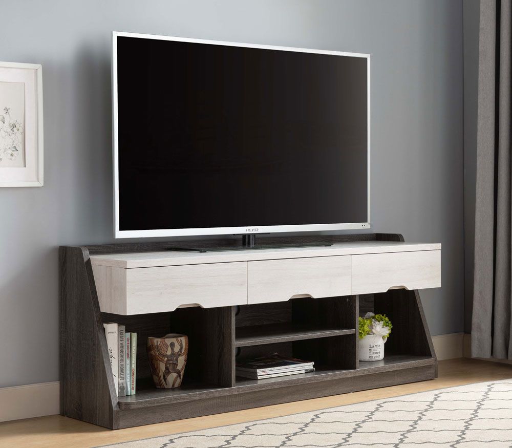 Mattie Rustic Finish Modern TV Stand