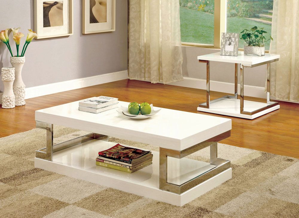 Mega Modern Lacquer Finish Coffee Table