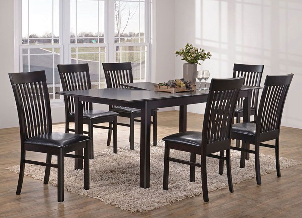 Melrose Butterfly Leaf Extendable Table Set