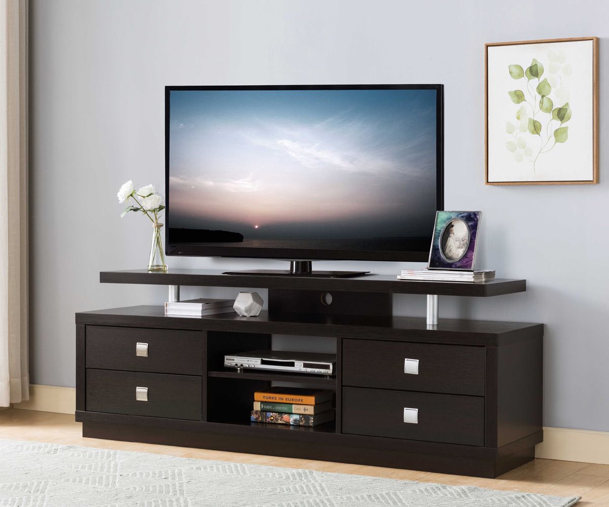 Melvin Espresso Finish TV Stand