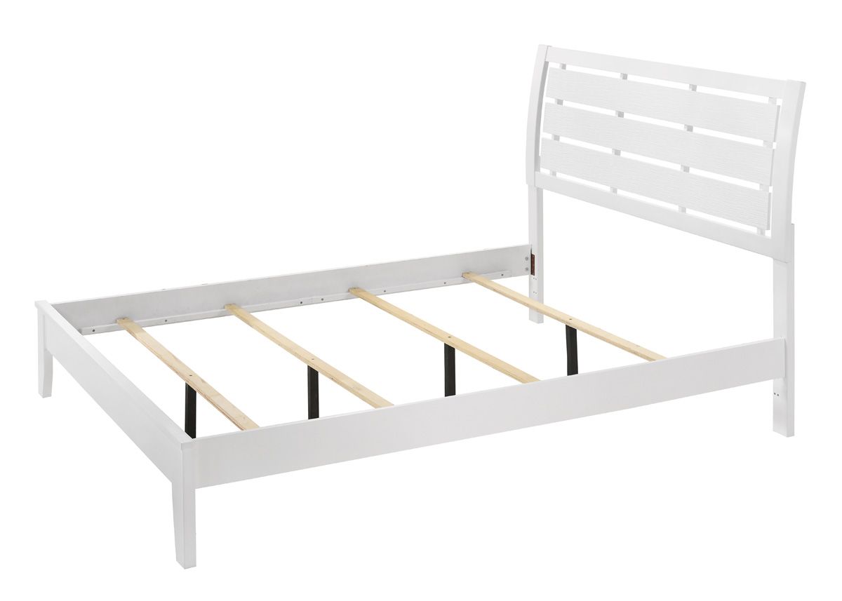 Merwin White Finish Queen Bed