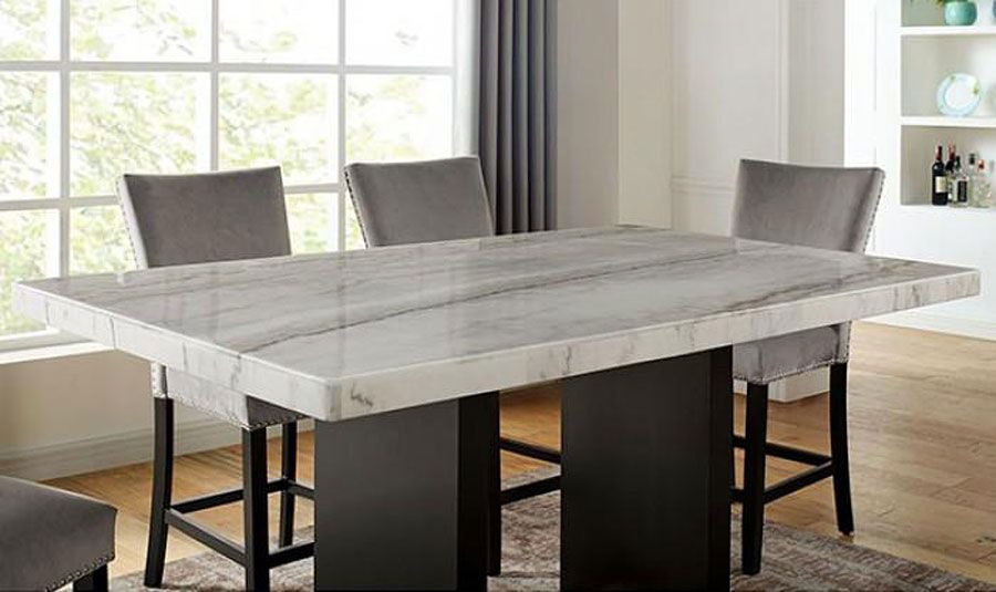 Messa Dining Table Marble Top