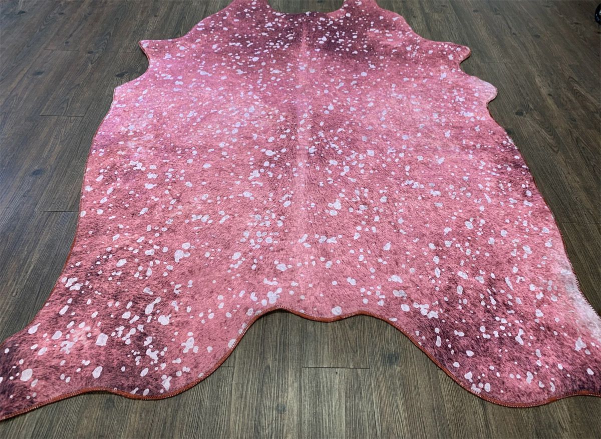 Metallic Pink Vegan Hide