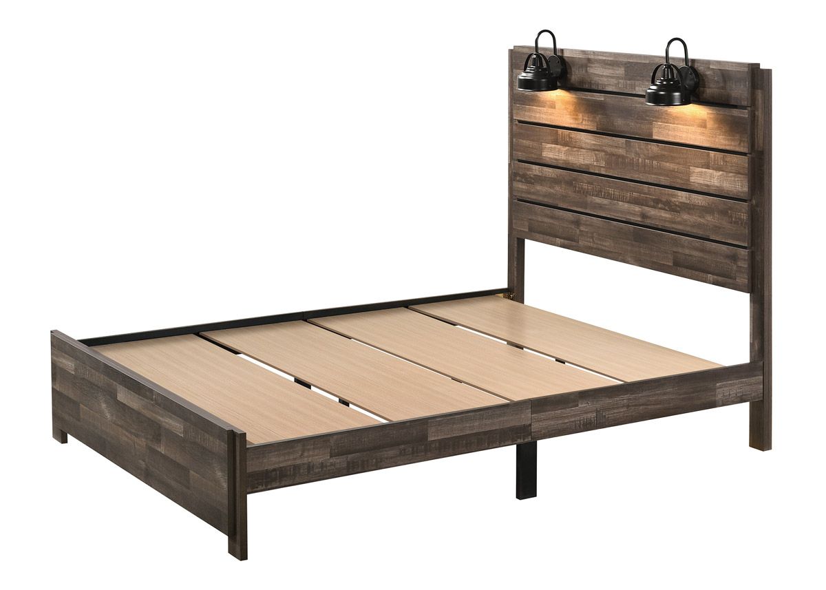 Miguel Platform Bed With Lights