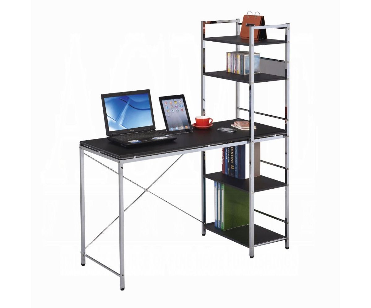 Mina Writing Desk With Shelves