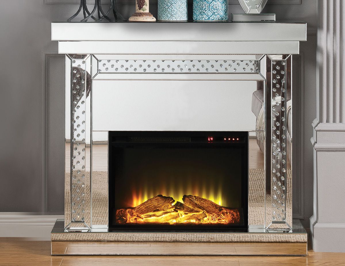 Ovion Crystal Accented Fireplace