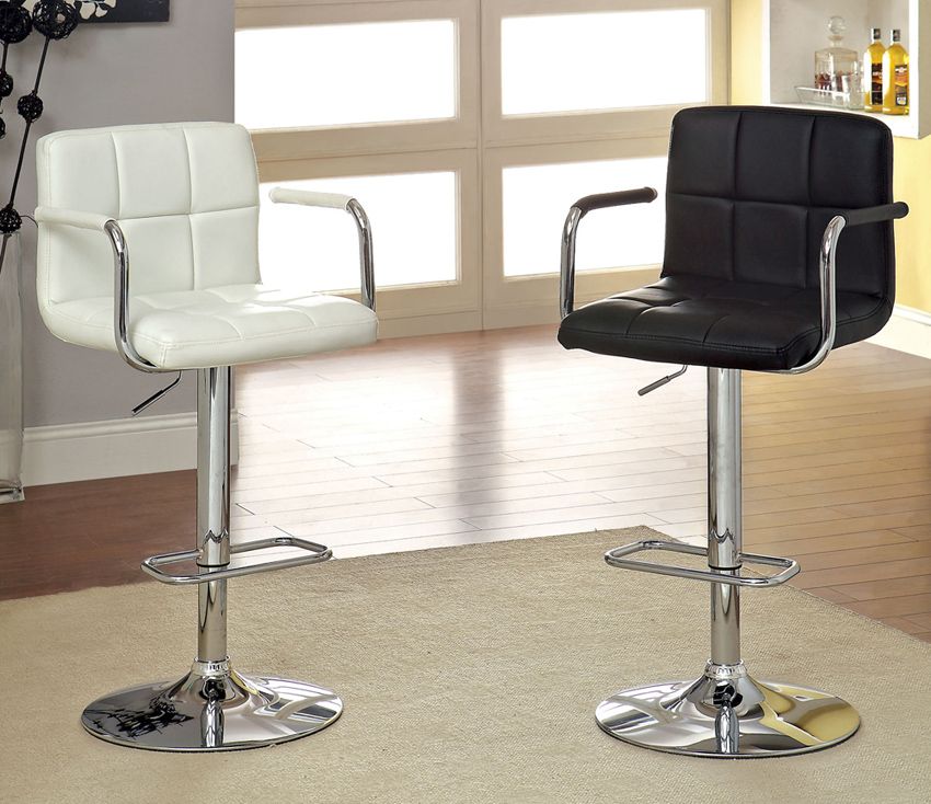 Modern Black and White Bar Stool BS 3150