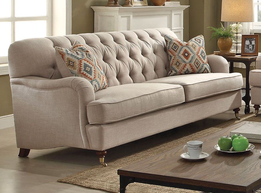 Monaco Linen Fabric Sofa