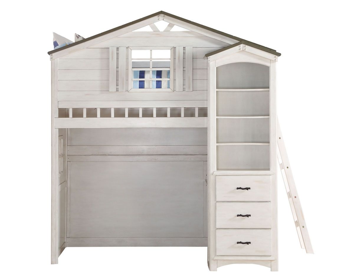 Montana Loft Bed,Montana Loft Bed Weathered White