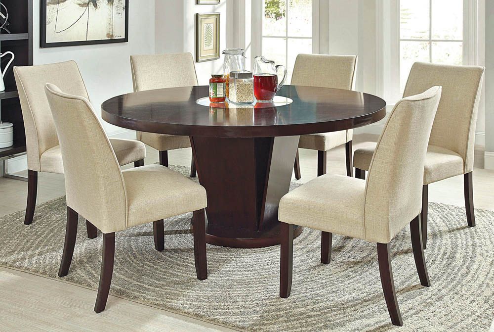 Round table 2025 six chairs