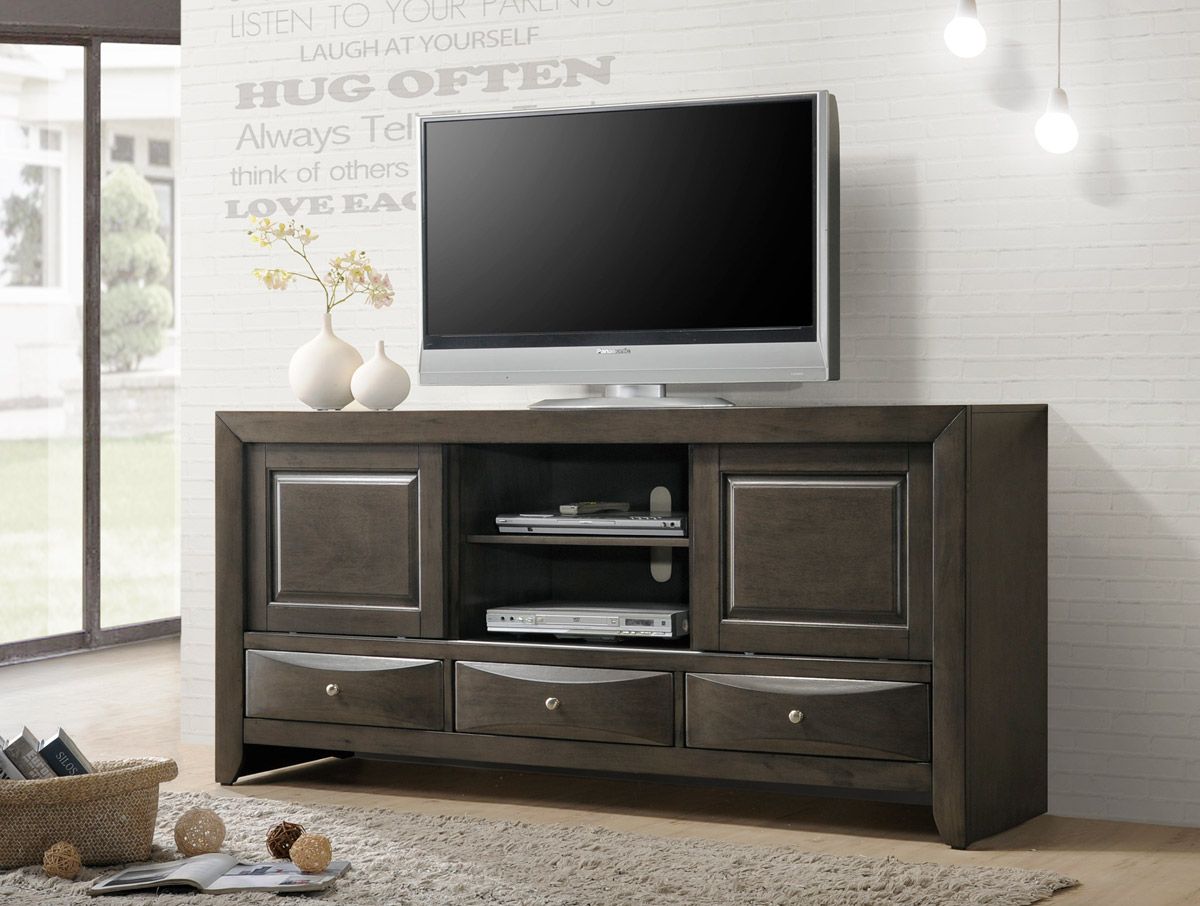 Monton Grey Media Chest