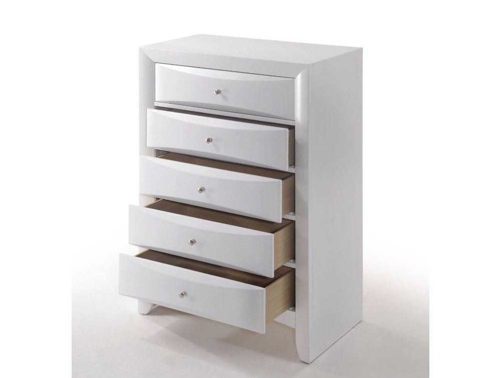 Monton White Finish Chest