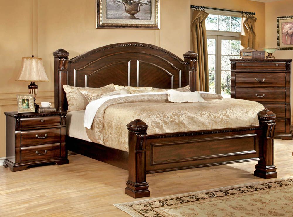 Montrose Traditional Bed With Night Stand
