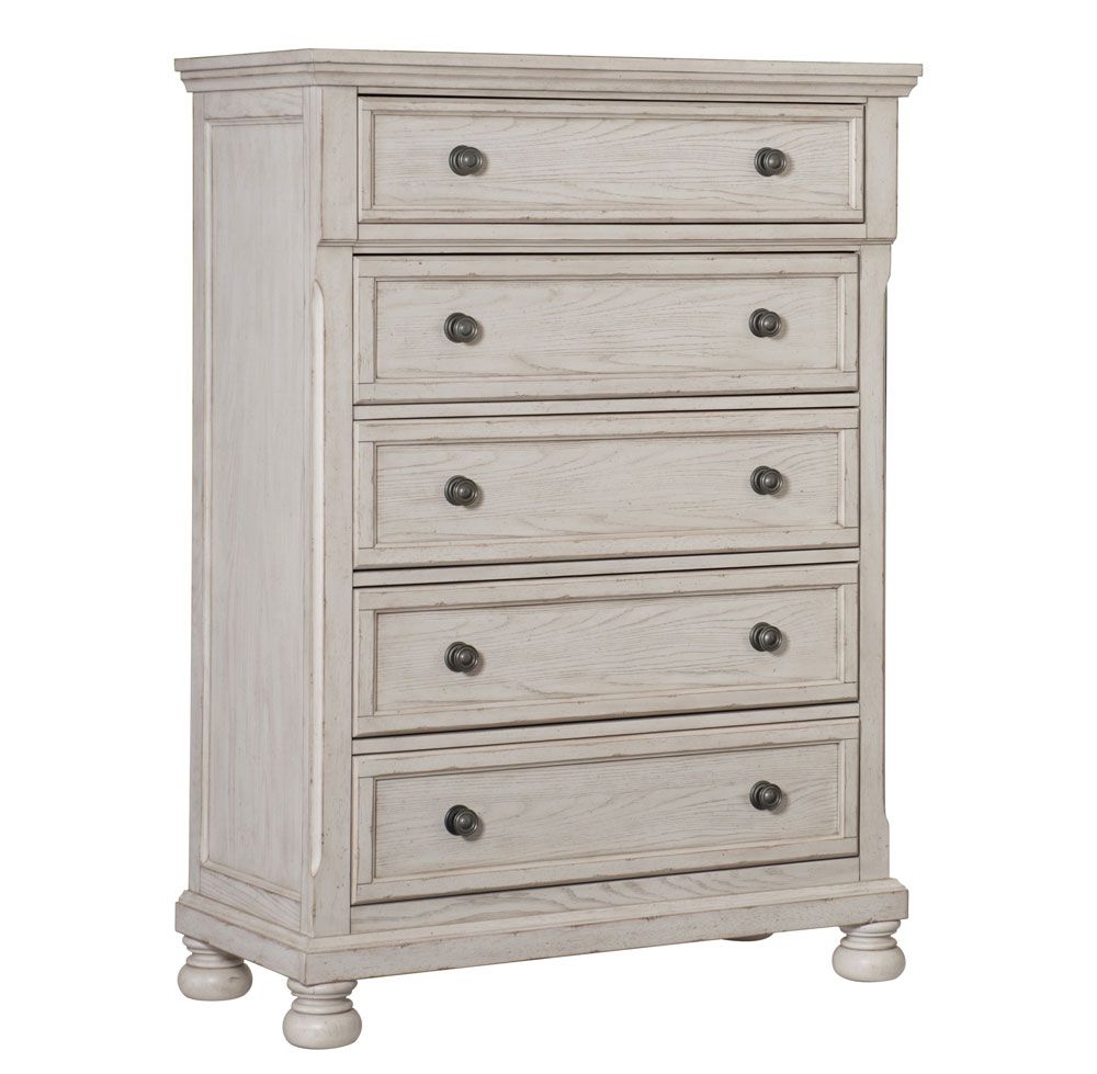 Morelle Antique White Chest