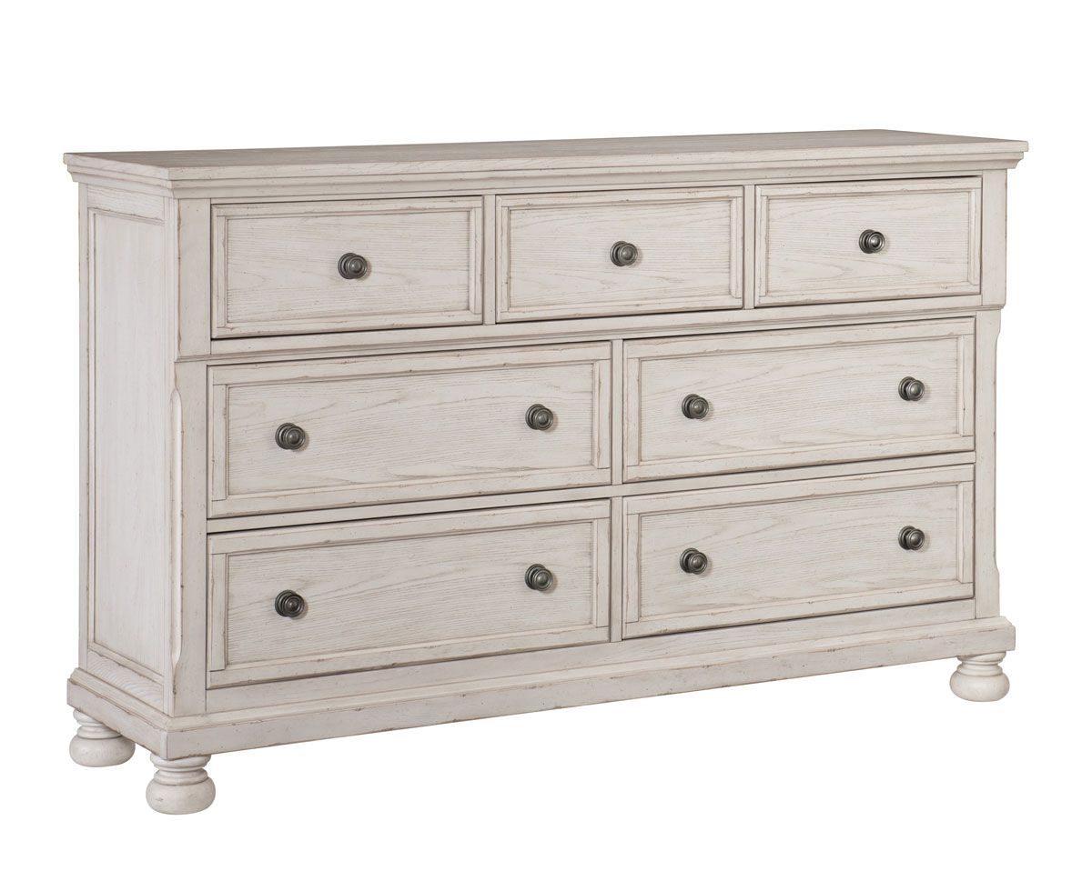 Morelle Antique White Dresser