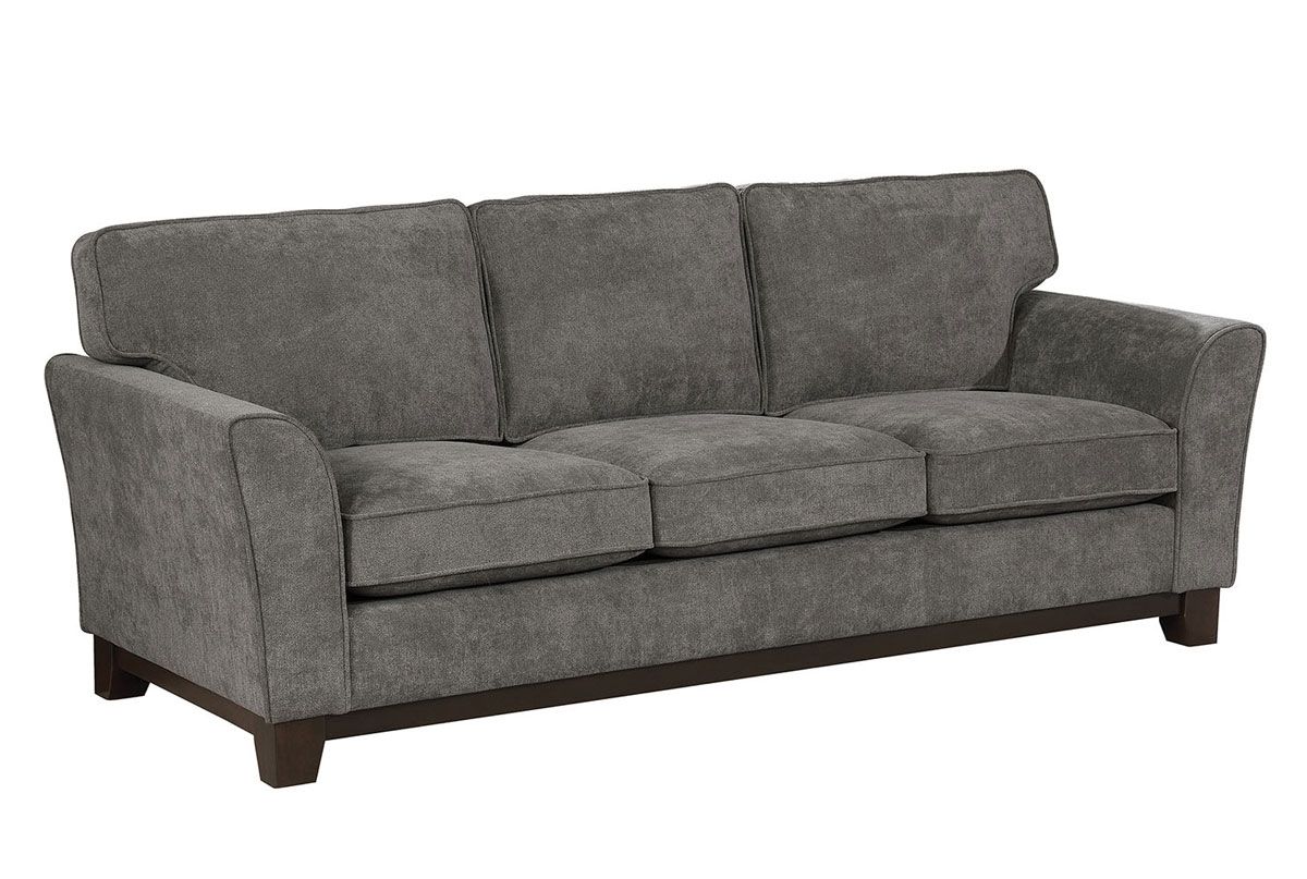 Mulsane Grey Chenille Fabric Sofa