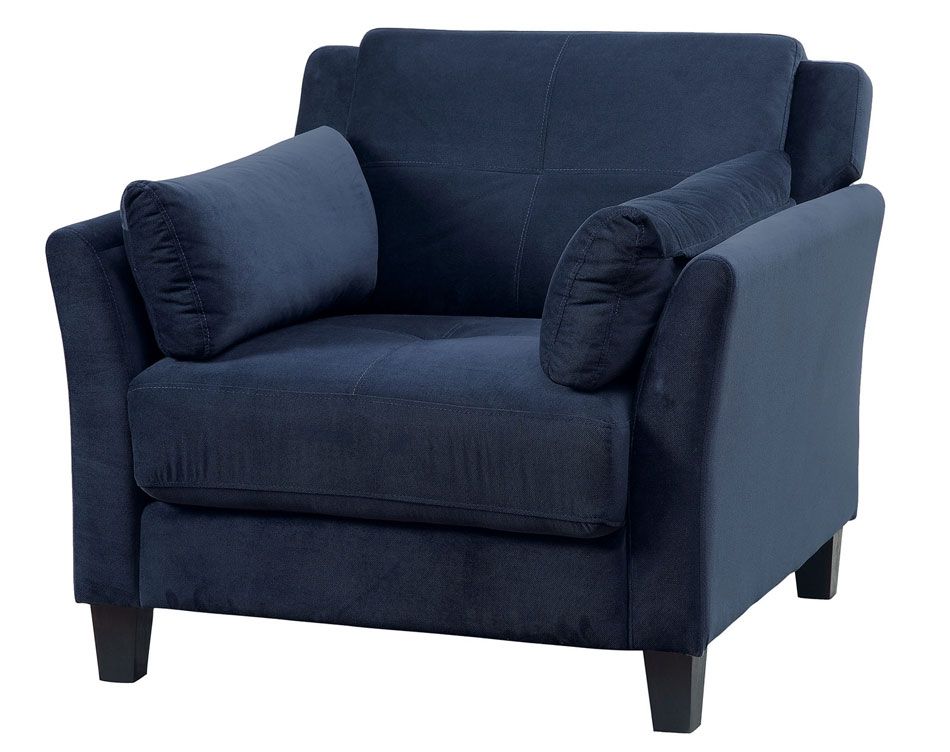 Myra Navy Velvet Chair