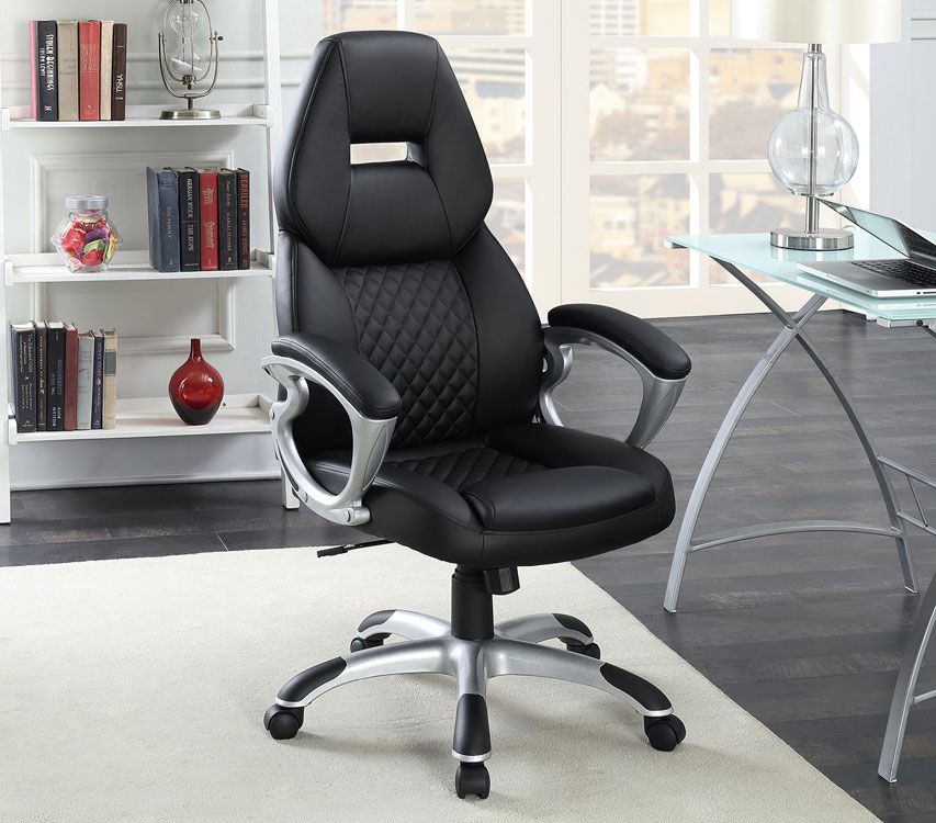 Nars Office Chair Black Leather