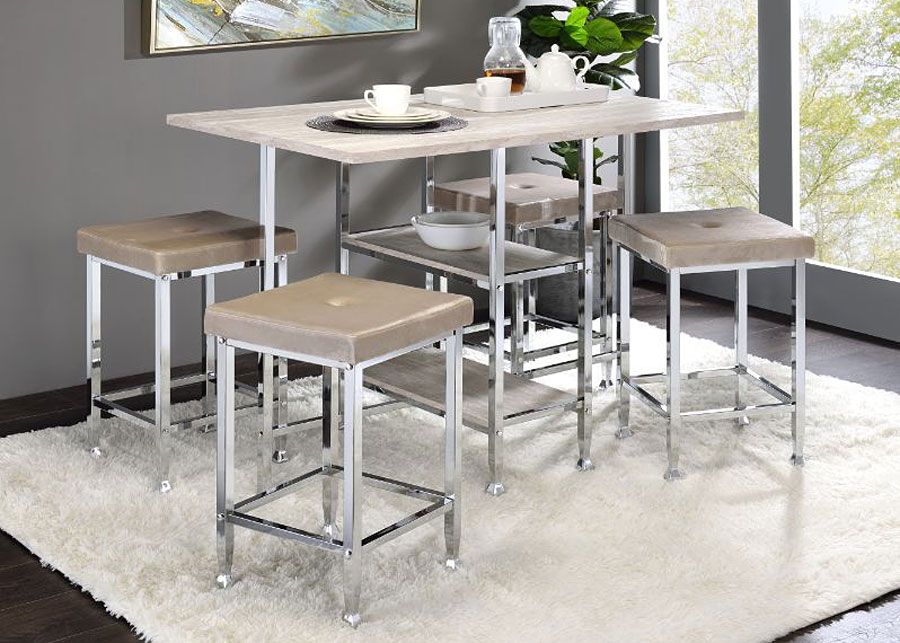 Nash Counter Height Table With Stools
