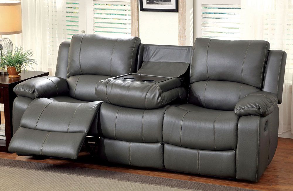 Nathan Recliner Sofa With Drop Down Table