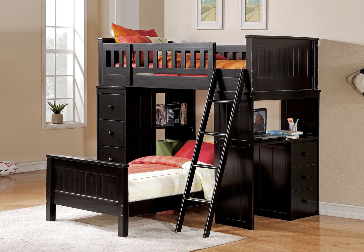 Nebo Loft Bed With Workstation