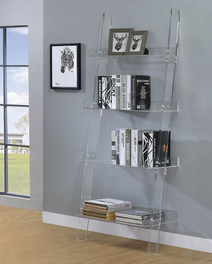 Nelson Clear Acrylic Bookcase