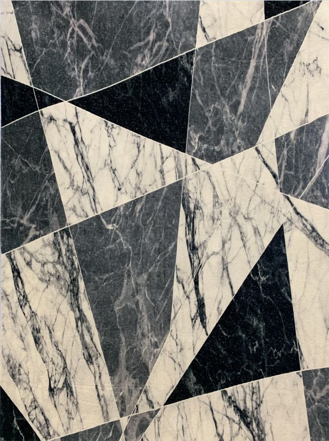 Nita Modern Marble Area Rug