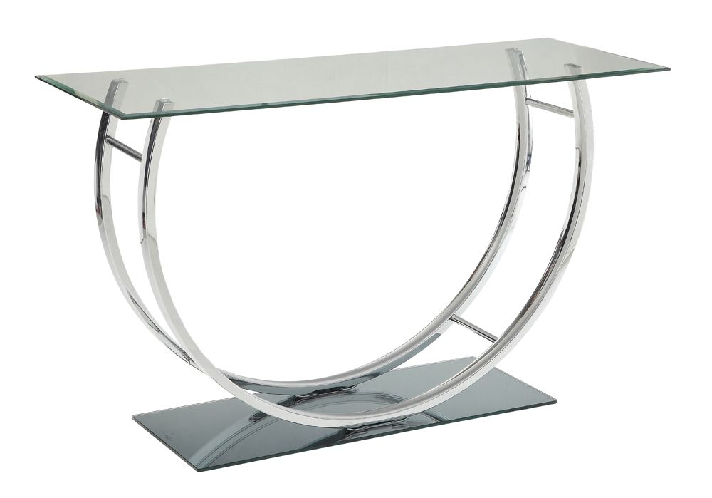 Nixon Glass Top Sofa Table