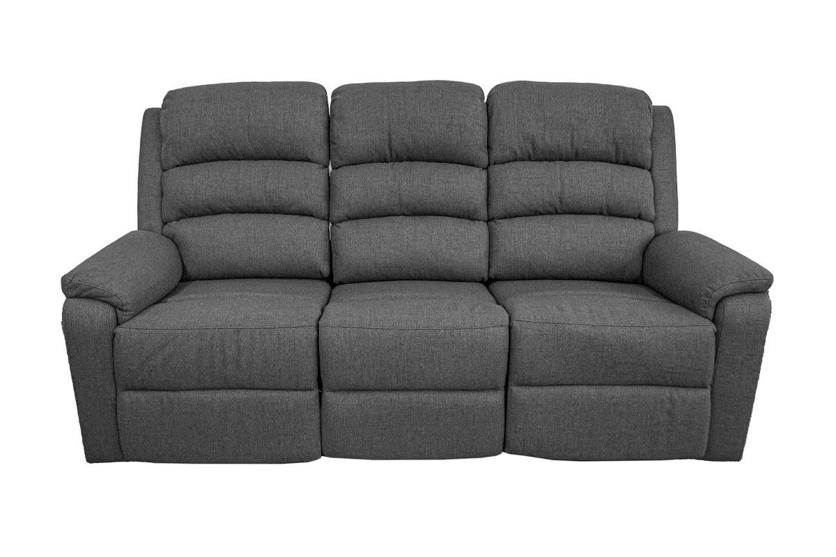 Noland Grey Fabric Recliner Sofa