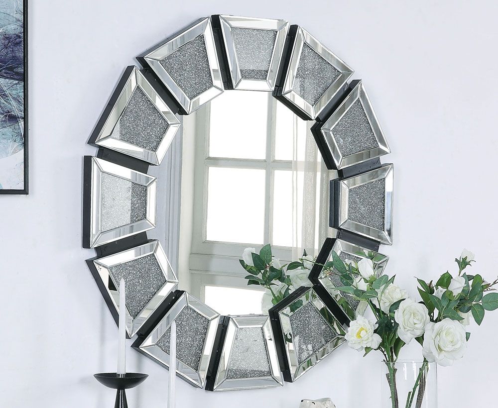 Noris Wall Mirror With Crystals