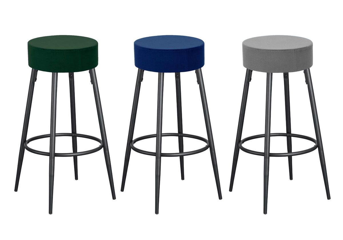 Odeska Velvet Barstool