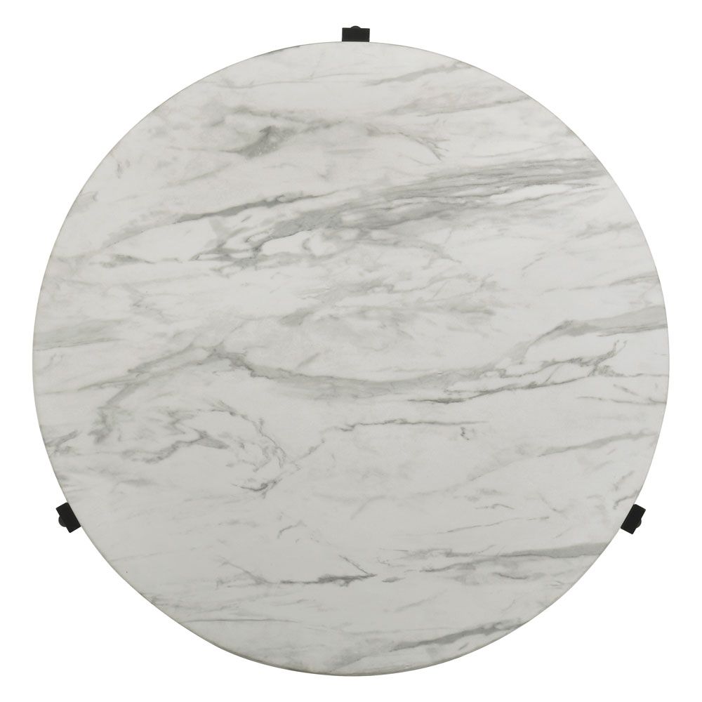OfeliaCoffee Table Faux Marble Top
