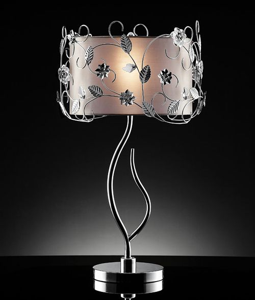Floral Contemporary Table Lamp