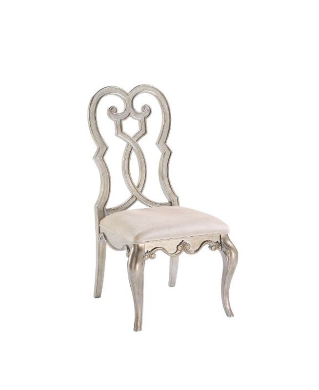 Oleta Champagne Finish Side Chair