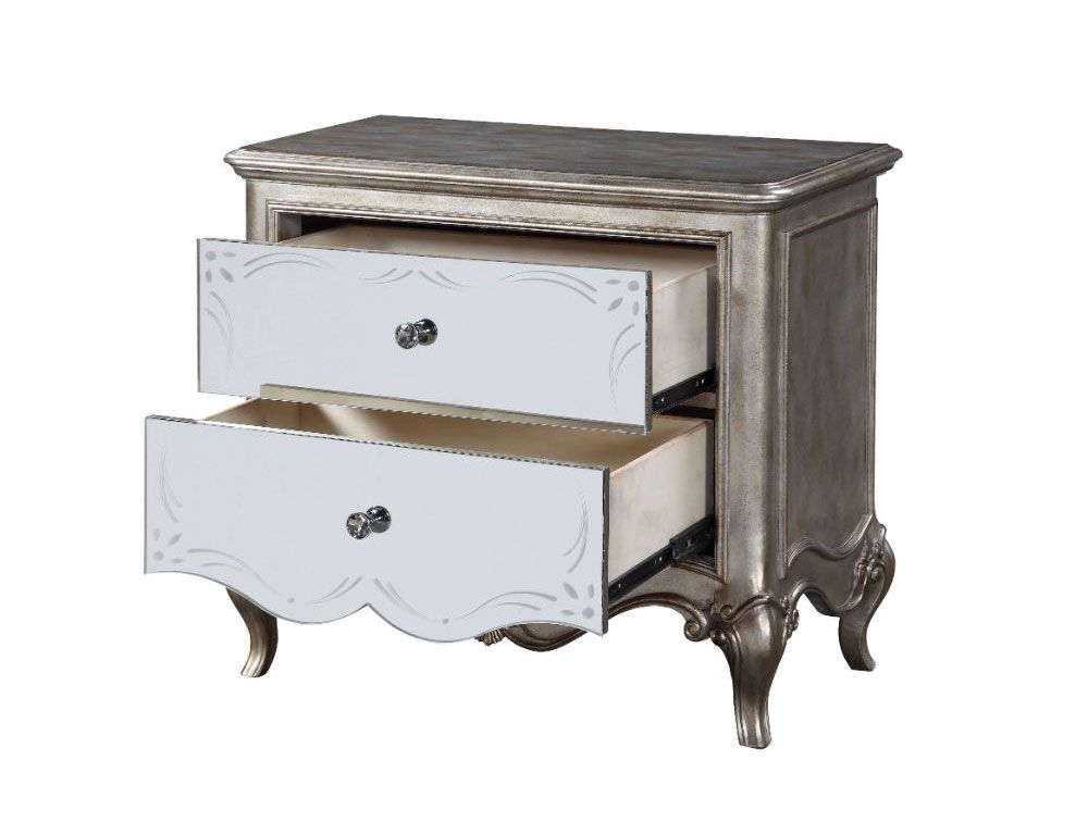 Oleta Mirrored Night Stand