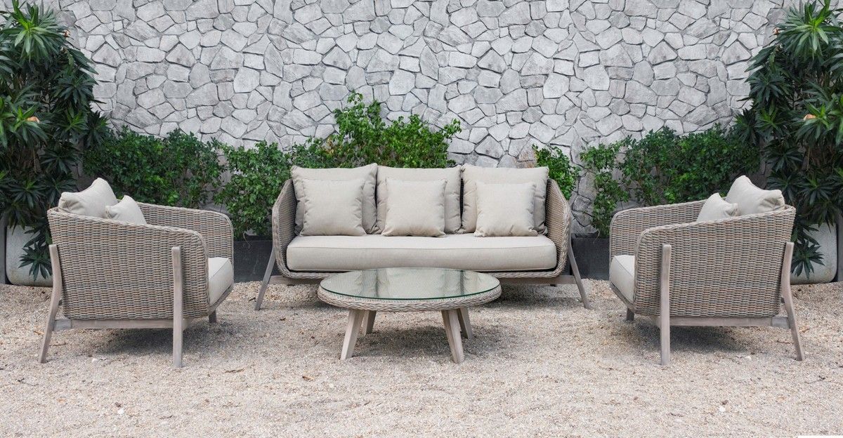 Olina 4-Piece Outdoor Sofa Set